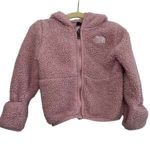 The North Face Baby Bear Pink Campshire Fleece Hoodie 12-18 months